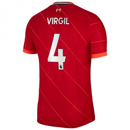Billiga Fotbollströjor Liverpool Virgil Van Dijk 4 Hemma tröja 2021/22 Kortärmad 